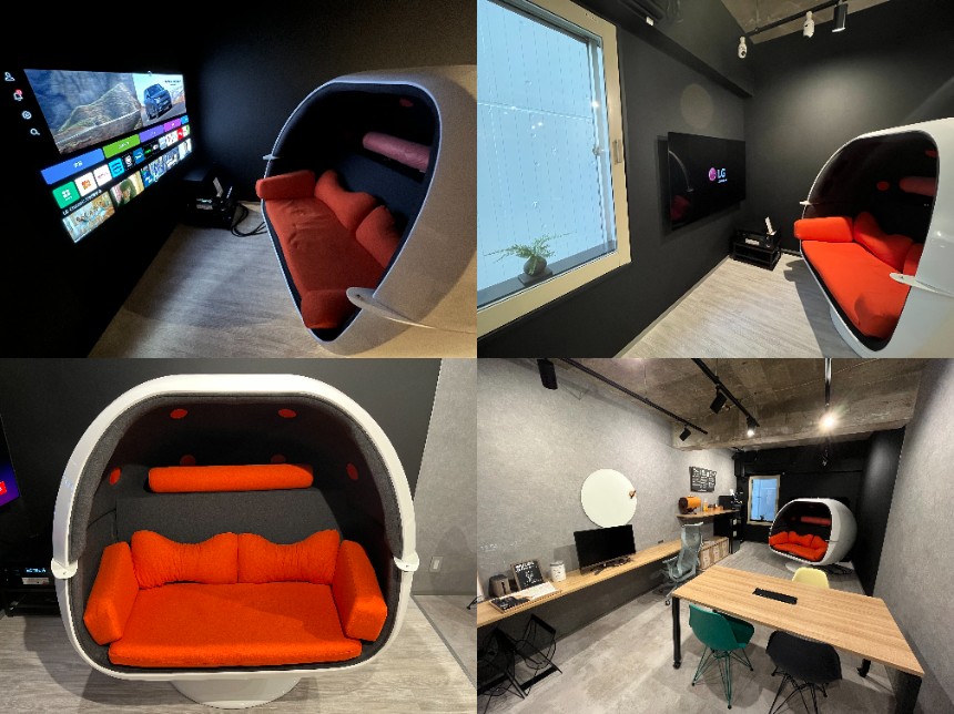 チェアスピーカーの設置画像