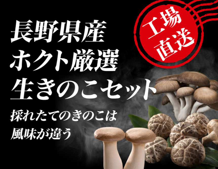 ホクト厳選生きのこセット